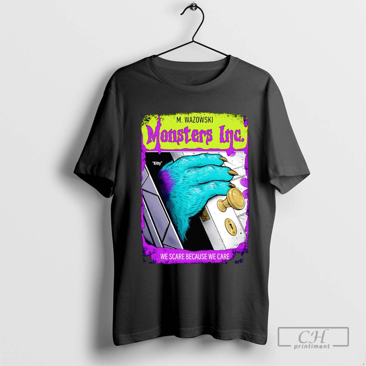 Monsters Inc We Scare Because We Care Tee Vintage Merch