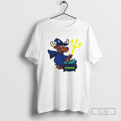 Moose Witch Seattle Mariners Mlb Baseball 2025 Brewing Up New Wins