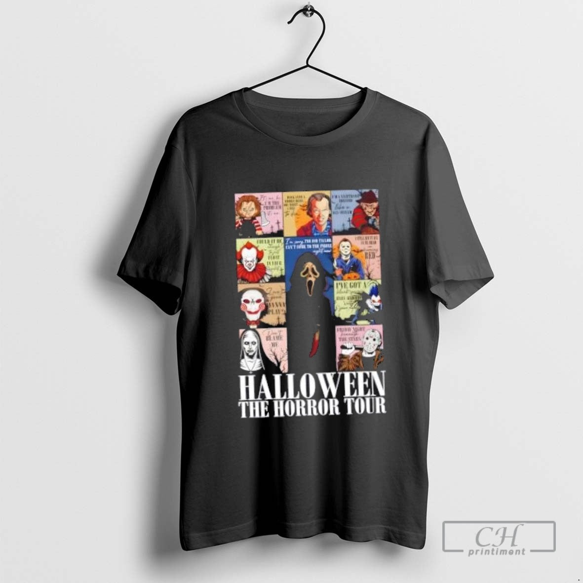 Movies Halloween Horror Tour 2025 TShirt Stylish Fashion