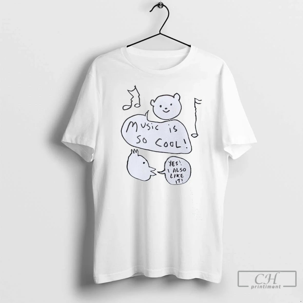 Music Is So Yes I Also Like It T Shirts Long Sleeve Vintage Look