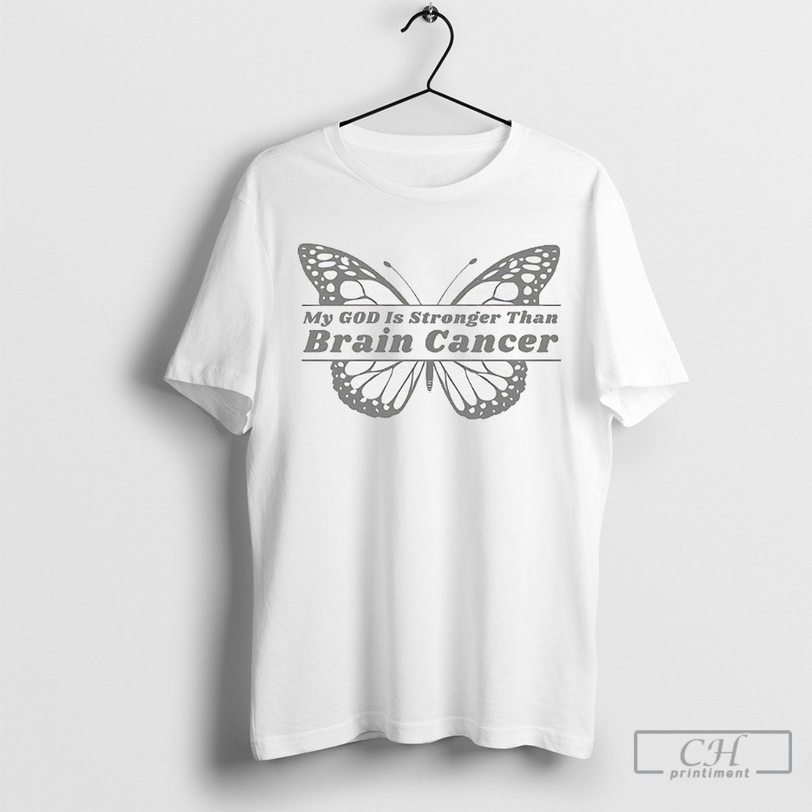 My God Is Stronger Than Brain Cancer TShirt Stylish Apparel