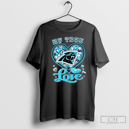 My True Love Carolina Panthers Twinkle Long Sleeve Classic Merch