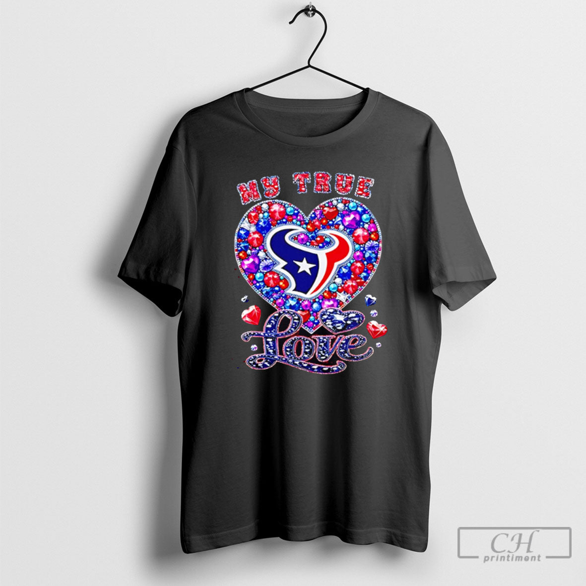My True Love Houston Texans Twinkle TShirt Authentic Look