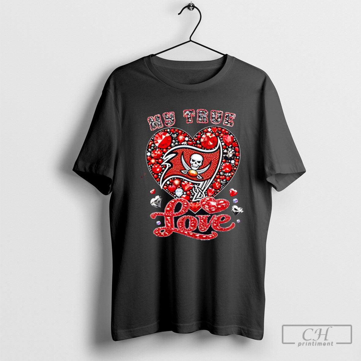 My True Love Tampa Bay Buccaneers Twinkle Tee Exclusive Apparel