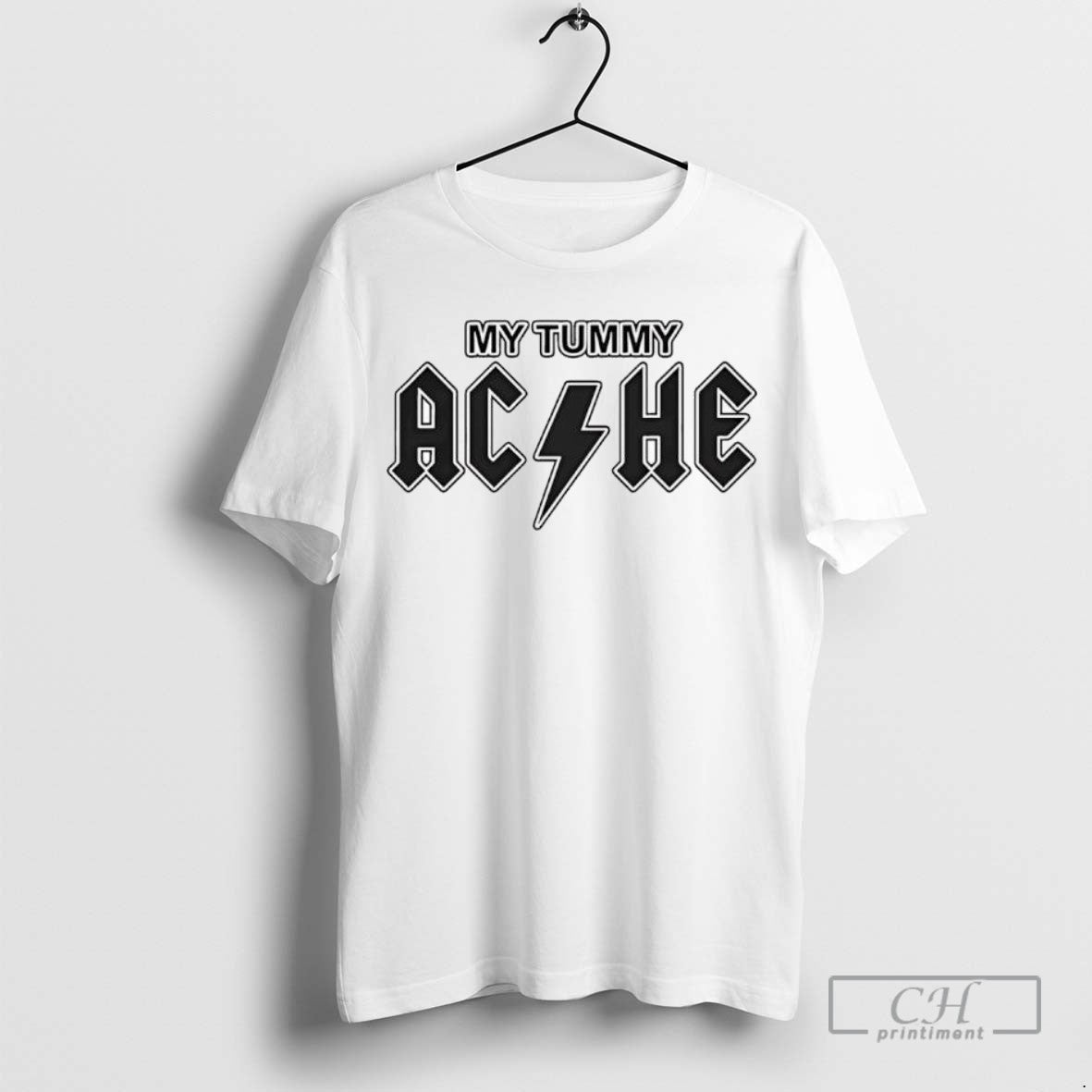 My Tummy Ache Logo Ladies Tee Modern Style