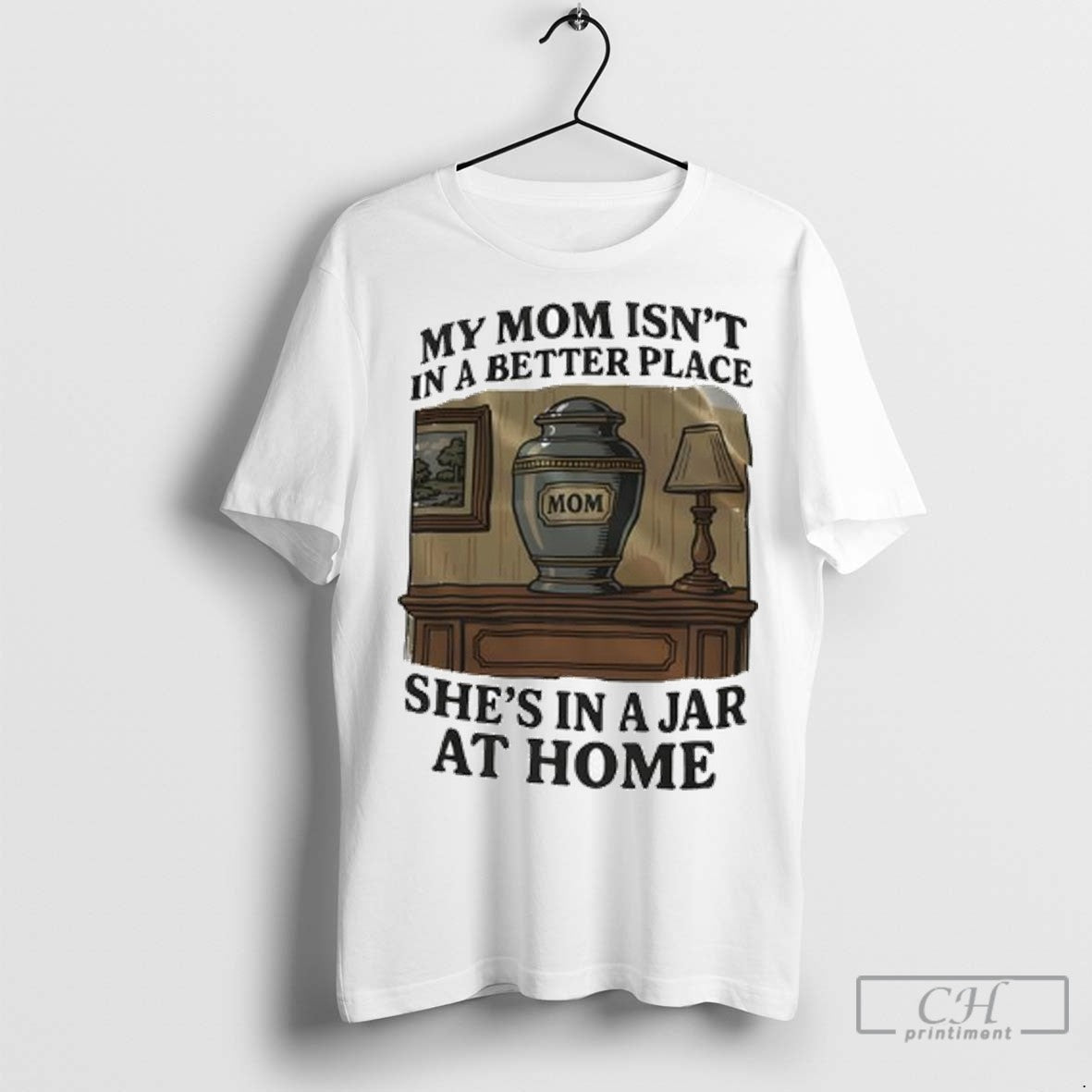 My Mom Isnt Better Place Shes Jar Home Ladies Sweatshirt Modern Outfit