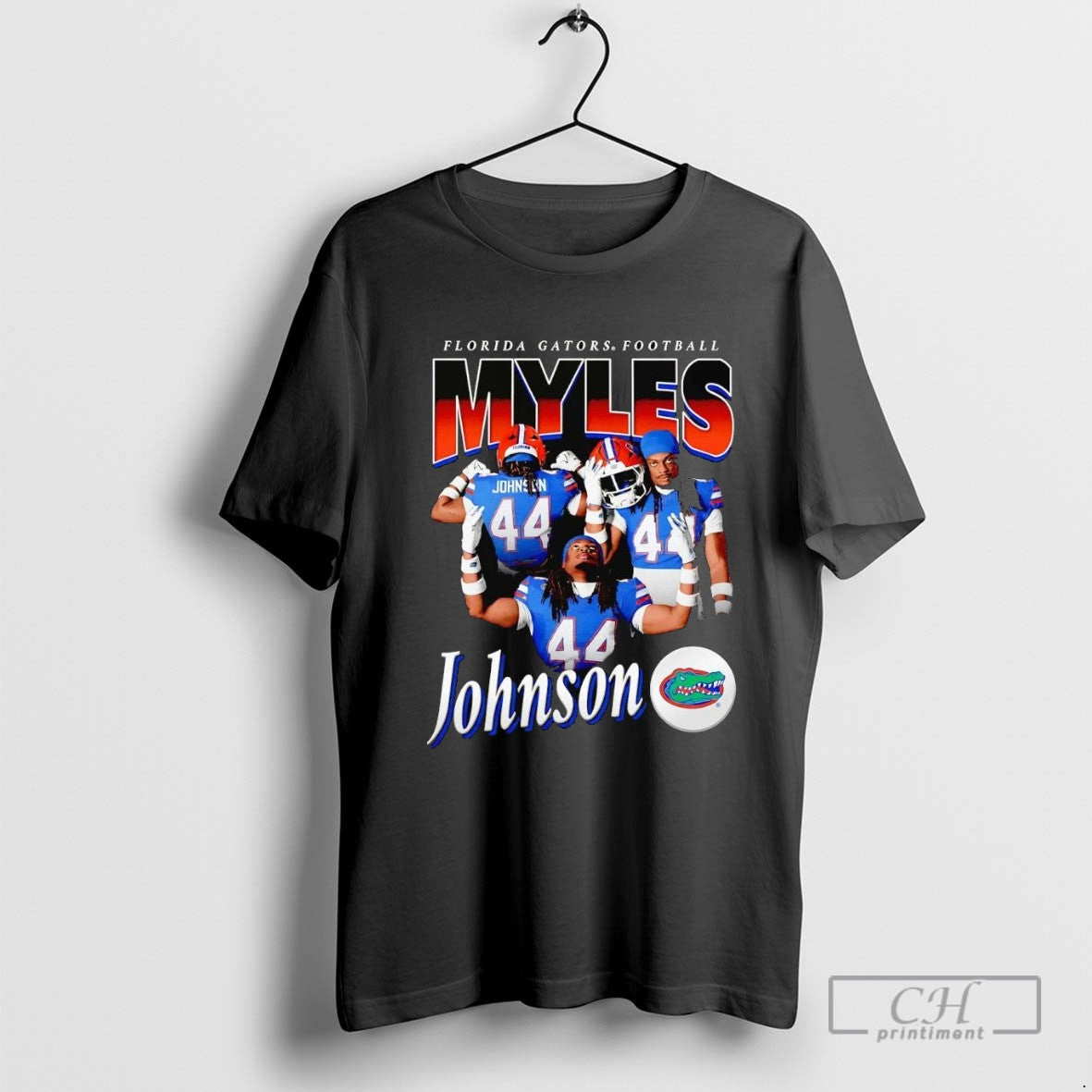 Myles Johnson 90S Triple Player Florida Gators Football TShirt Modern