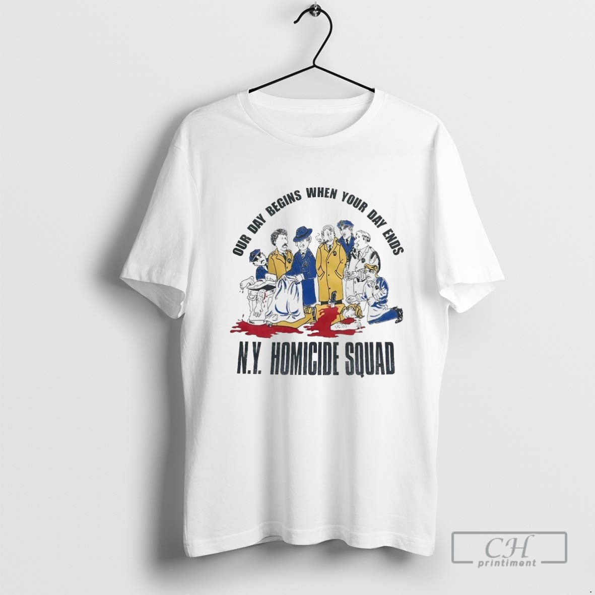 Ny Homicide Squad Our Day Begins When Your Day Ends Shirt Elegant