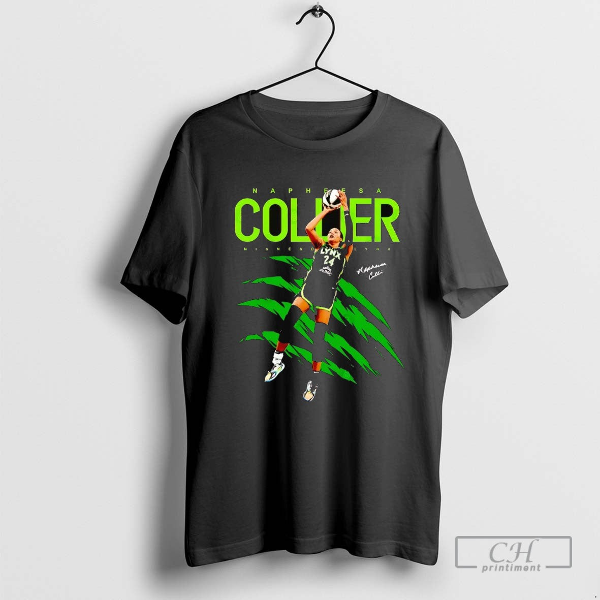 Napheesa Collier Jumpshot Minnesota Lynx Signature Tee Retro Outfit