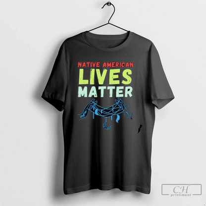 Native American Lives Matter Long Sleeve Designer Style