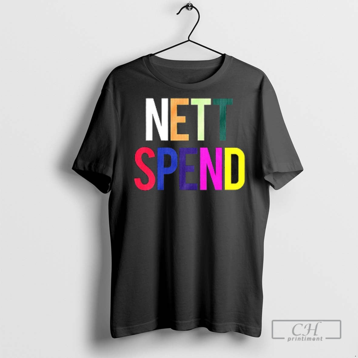Nett Spend Rainbow T Shirts Tee Stylish Fashion