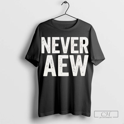 Never Aew Hoodie Retro Art