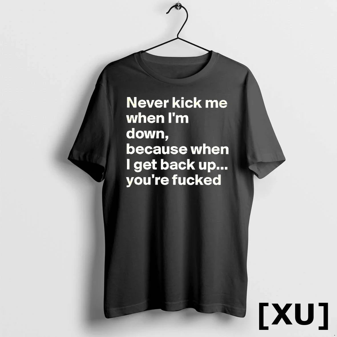 Never Kick Me When Im Down Because When I Get Back Up Youre Fcked