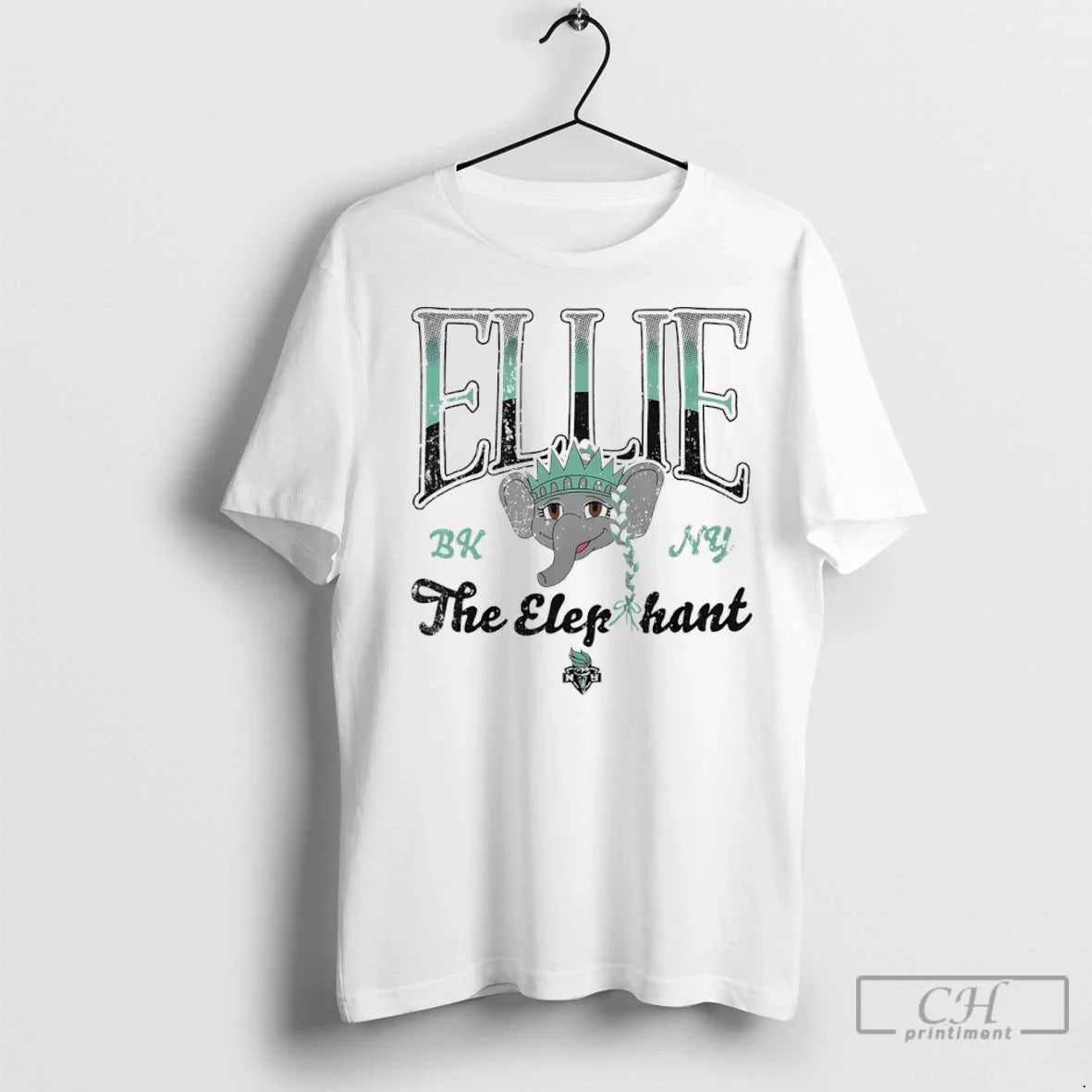 New York Liberty Ellie Elep Hant New York Basketball T Shirts Shirt
