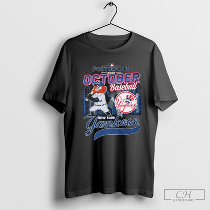 New York Yankees 2025 Postseason October Baseball Shirt Premium