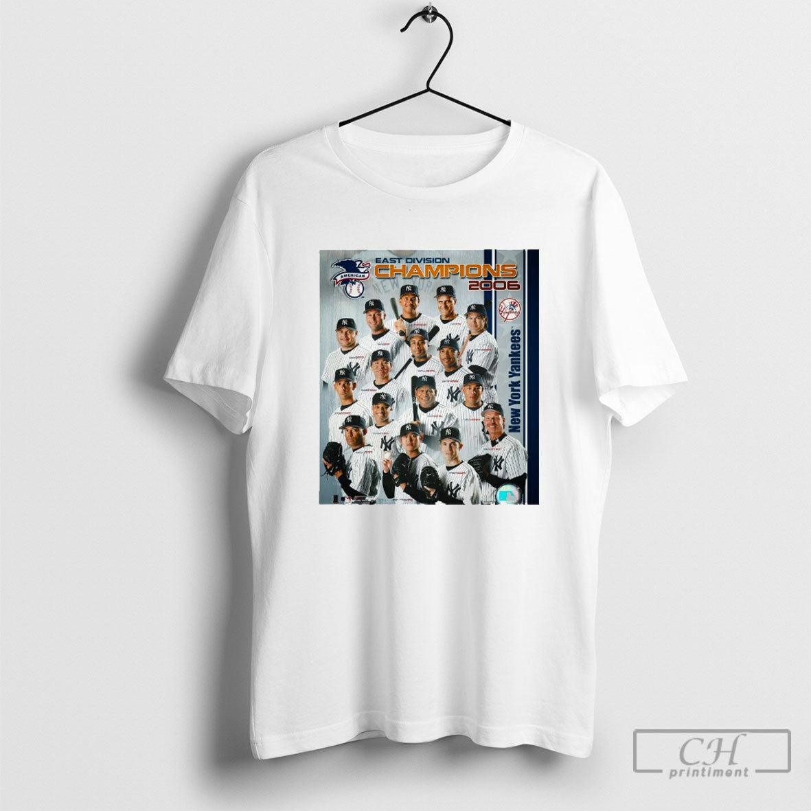 New York Yankees American League East Champions 2006 Shirt Retro