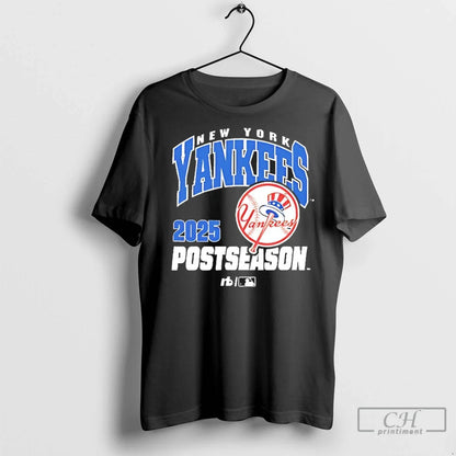New York Yankees Baseball 2025 Mlb Postseason T Shirts Long Sleeve
