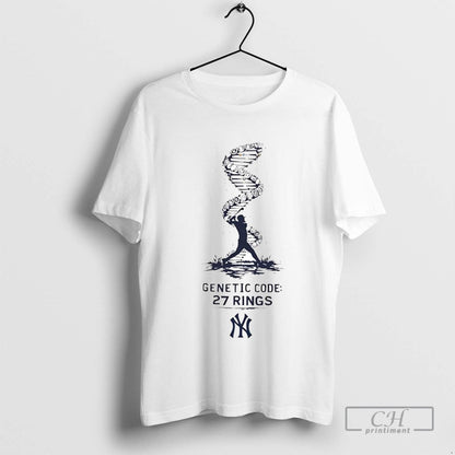 New York Yankees Genetic Code 27 Rings Sweatshirt Unique Fashion
