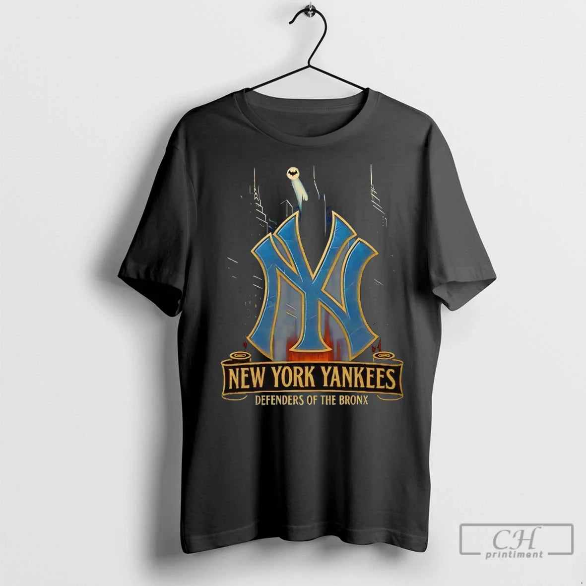 New York Yankees Urban Skyline Defenders Bronx T Shirts Tee Vintage