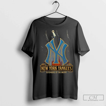 New York Yankees Urban Skyline Defenders Bronx T Shirts Tee Vintage