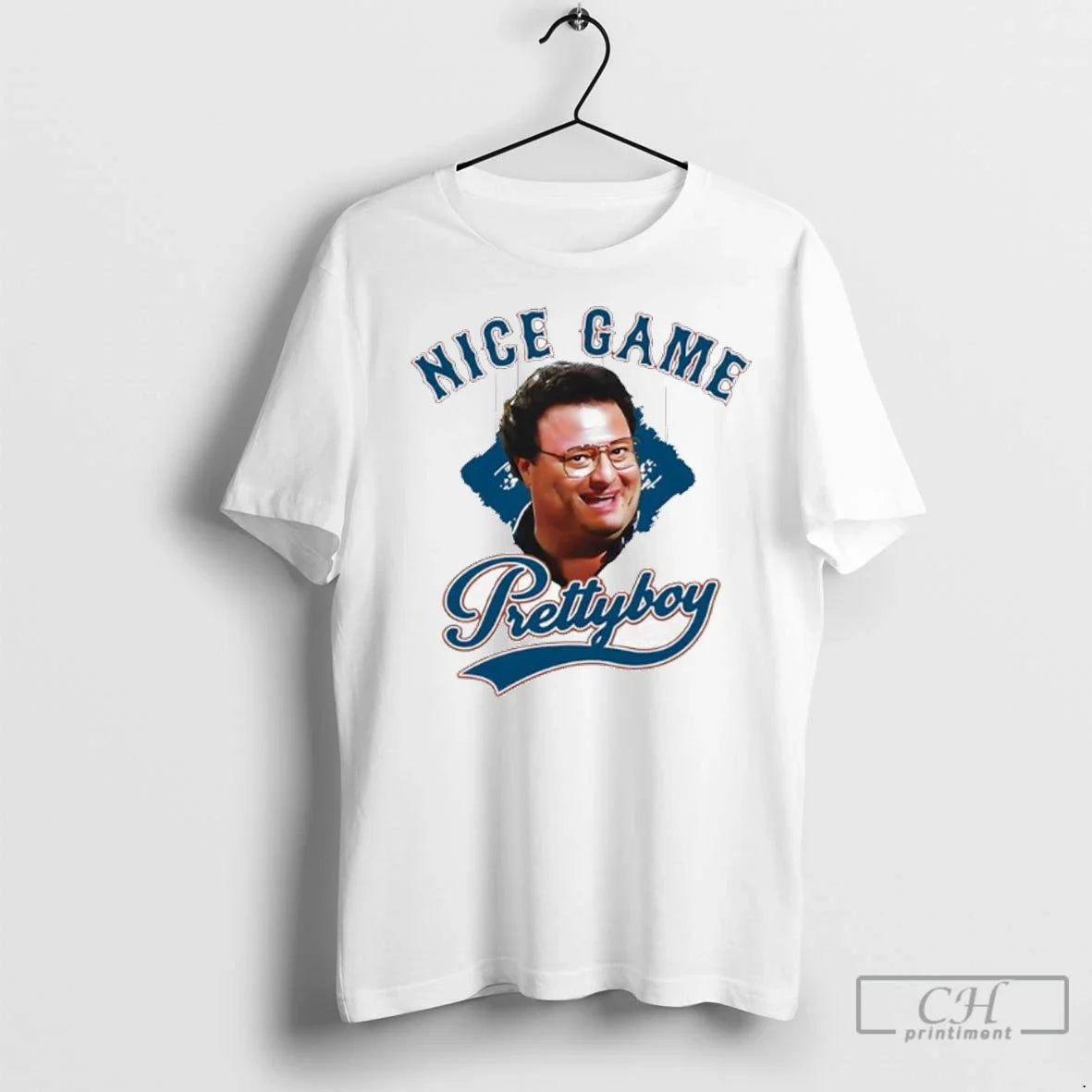Newman Nice Game Prettyboy Face Ladies TShirt Elegant Look