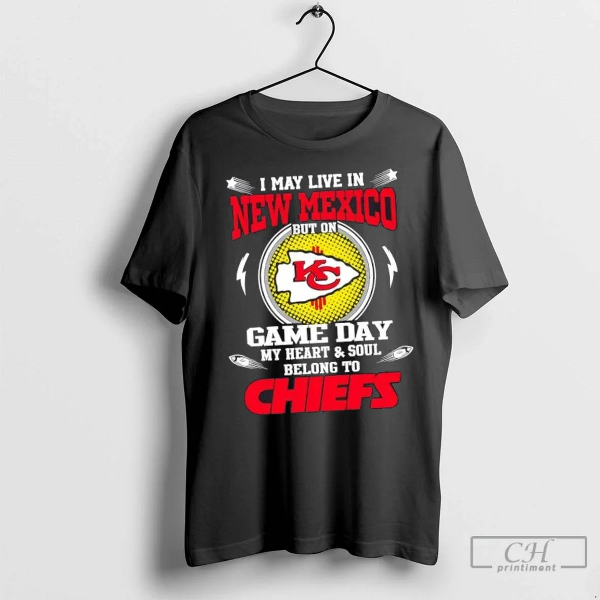 Nice I May Live New Mexico But Game Day My Heart And Soul Shirt