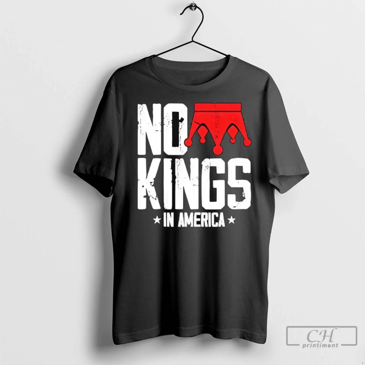 No Kings America Shirt Vintage Look