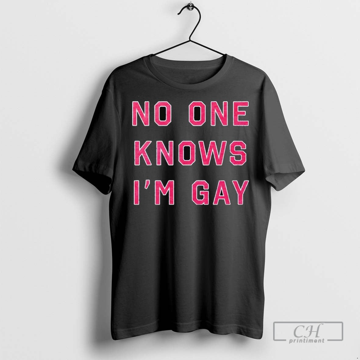 No One Knows Im Gay T Shirts Tee Elegant Outfit
