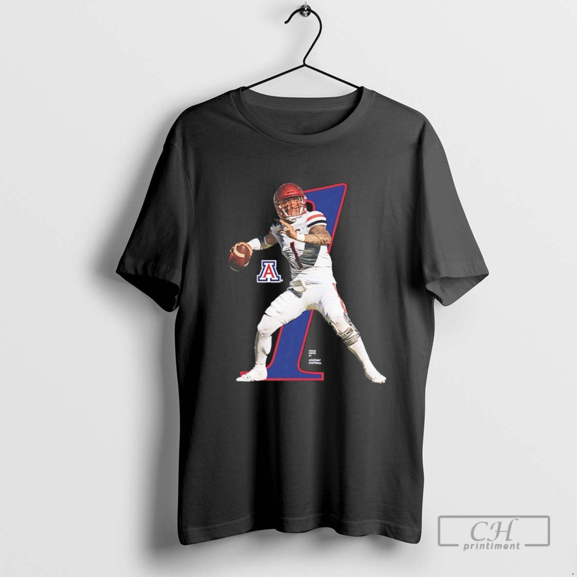 Noah Fifita 1 Arizona Wildcats 2025 Ncaa Player Tee Authentic Design