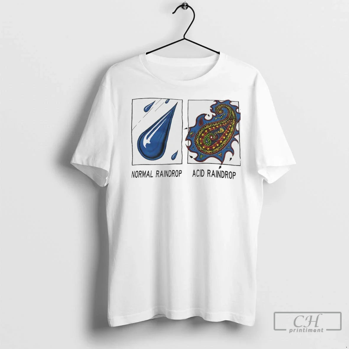 Normal Raindrop Acid Raindrop T Shirts Shirt Classic Collection