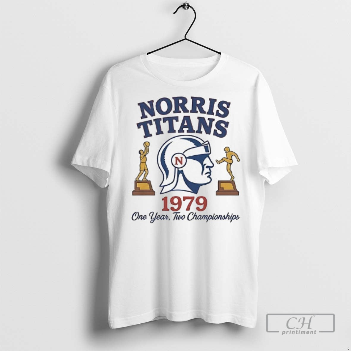 Norris Titans 1979 One Year Two Championship T Shirts Sweatshirt