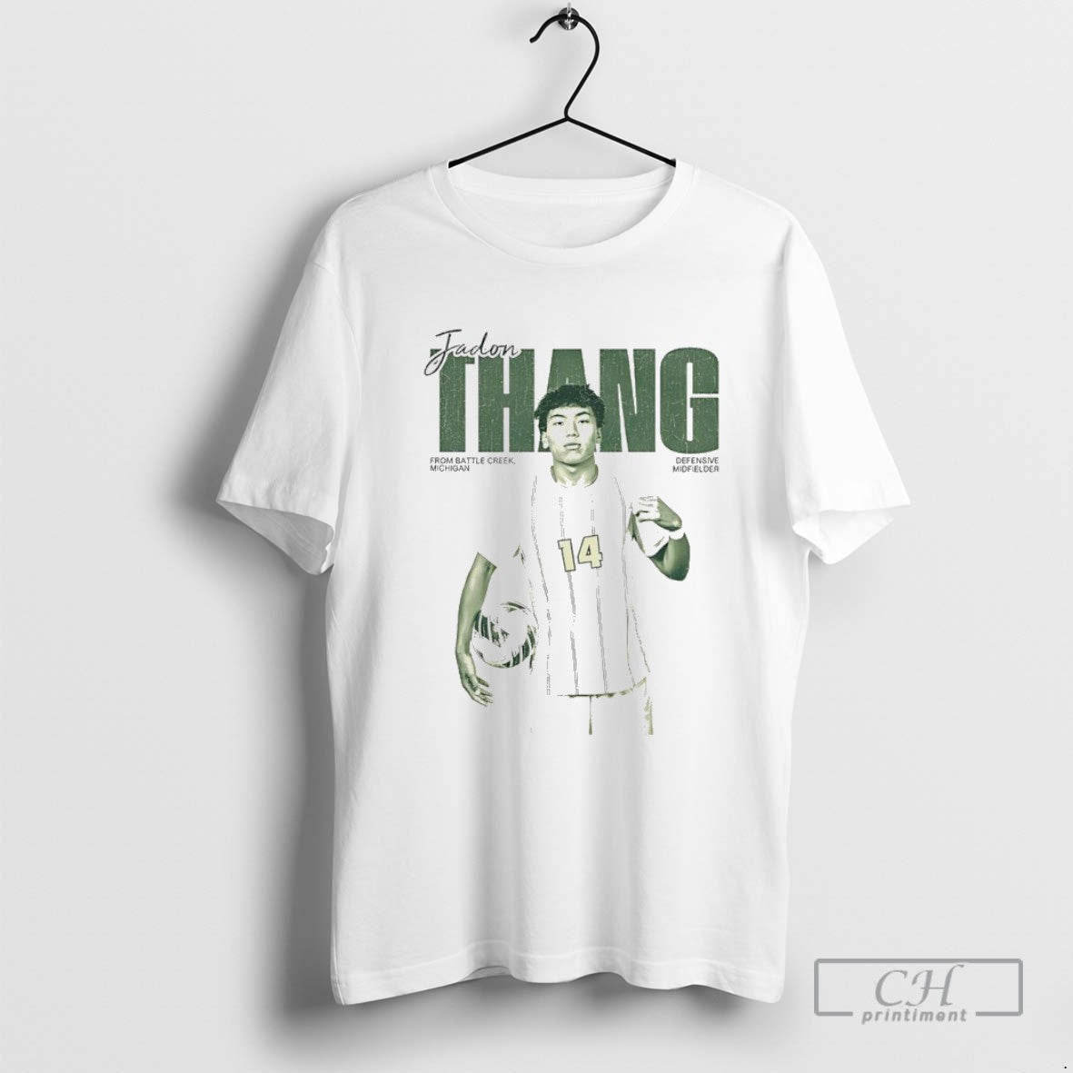 Northern Michigan Soccer Jadon Thang Cartoon Hoodie Trendy Gift