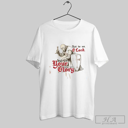 Not To Us O Lord But To Your Name Give Glory Long Sleeve Designer