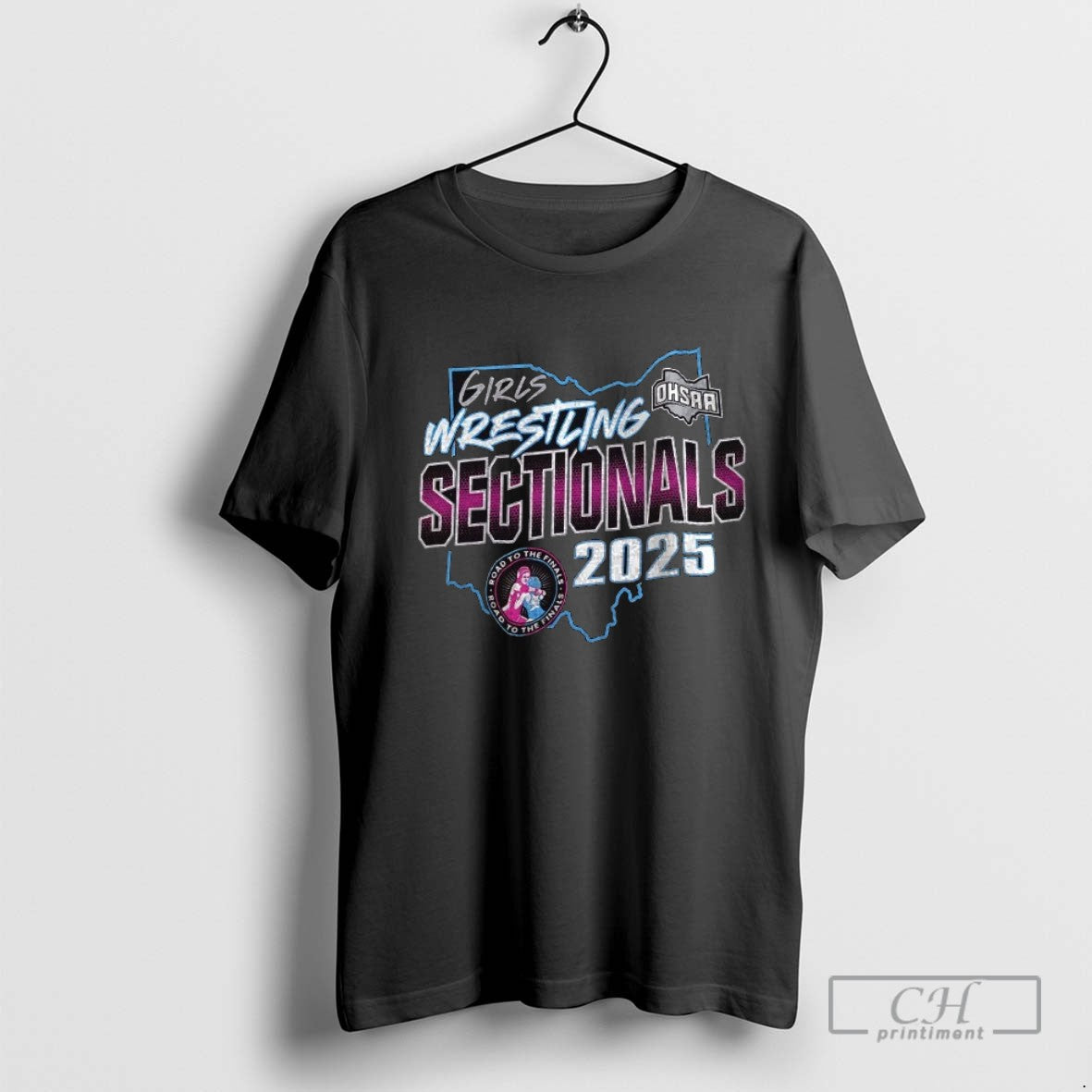 Ohsaa Wrestling Sectionals Road To Finals 2025 Long Sleeve Retro Gift