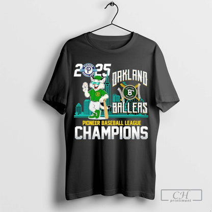 Oakland Ballers Baseball Mascot Pioneer Baseball League Champions