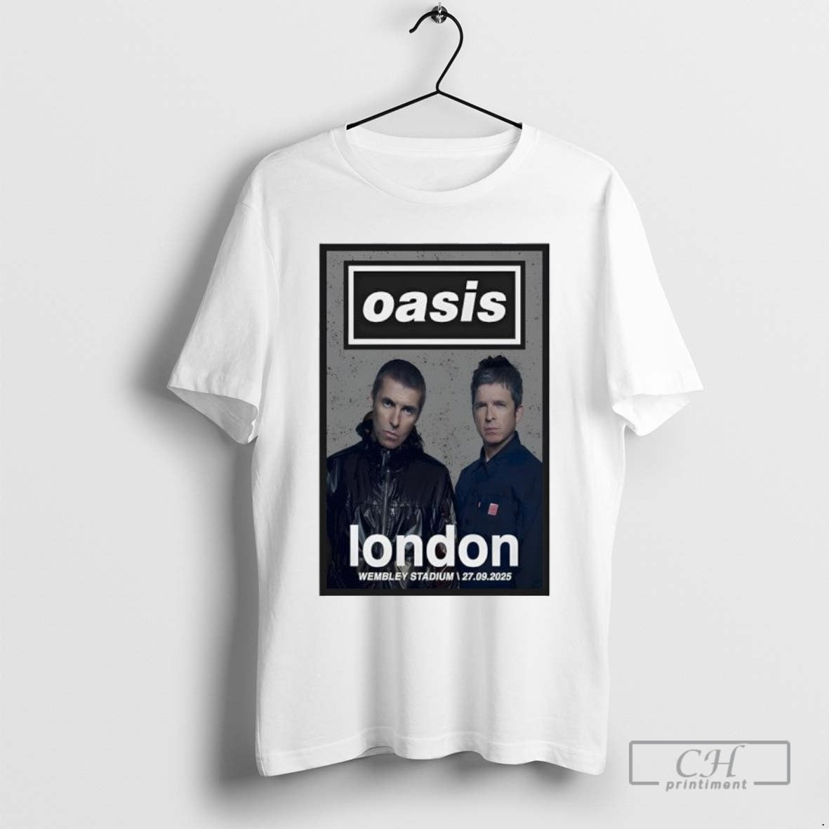 Oasis Tour London Uk 09 27 2025 TShirt Exclusive Art