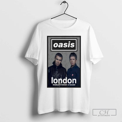 Oasis Tour London Uk 09 27 2025 TShirt Exclusive Art