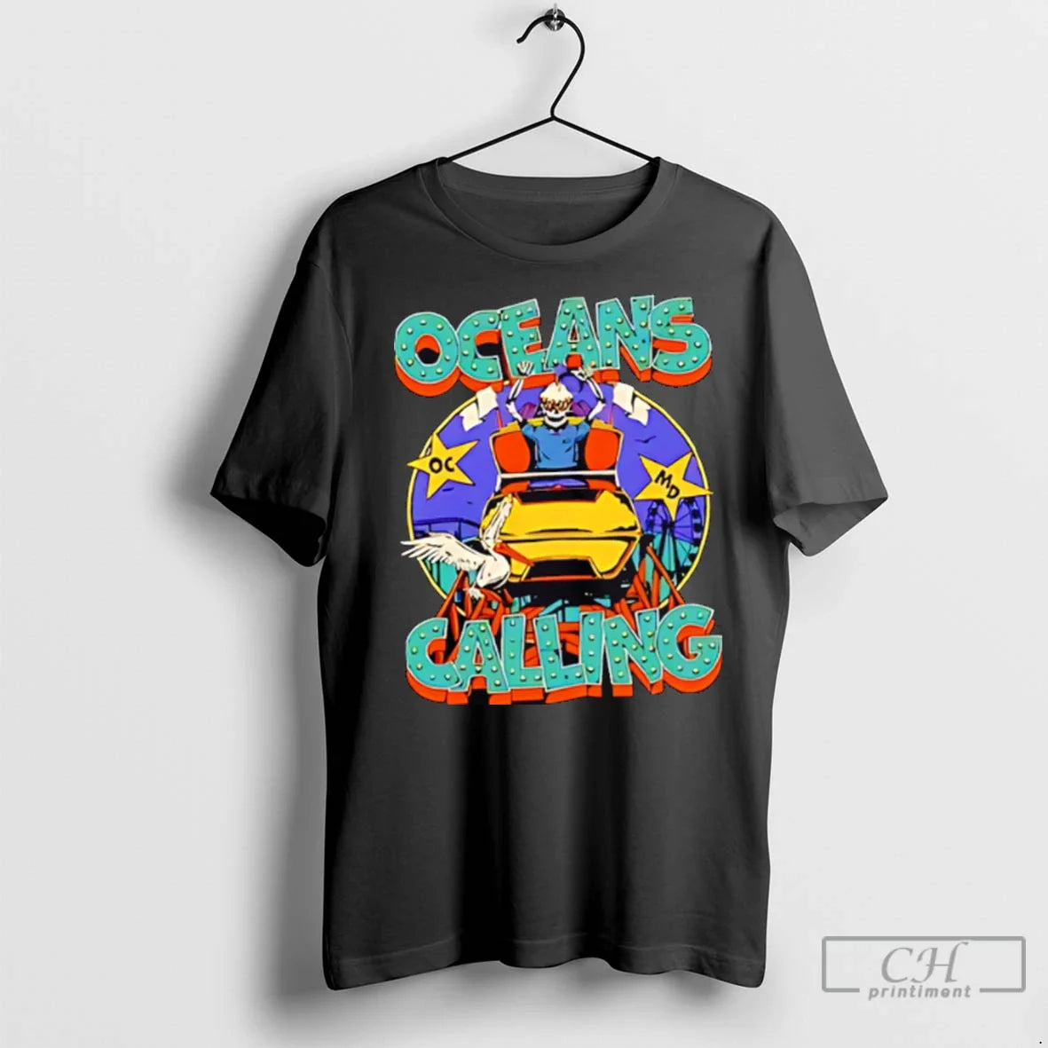 Oceans Calling Rollercoaster Sweatshirt Authentic Apparel