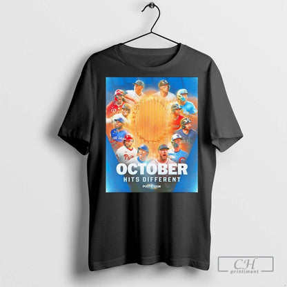 October Hits Different 2025 Postseason Players T Shirts Tee Unique Art