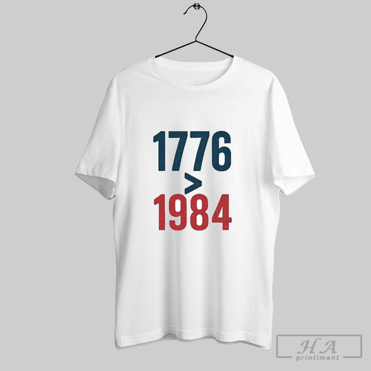 1776 Than 1984 Hoodie Retro Art