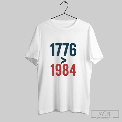 1776 Than 1984 Hoodie Retro Art