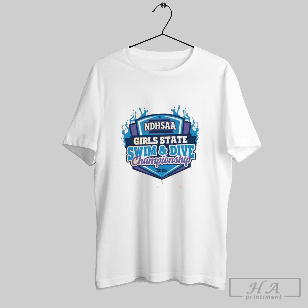 2025 Ndhsaa State Swim And Dive Championship Logo Tank Top Authentic