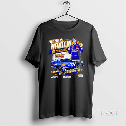 2025 South Point 400 Race Winner Denny Hamlin Checkered Flag Sports