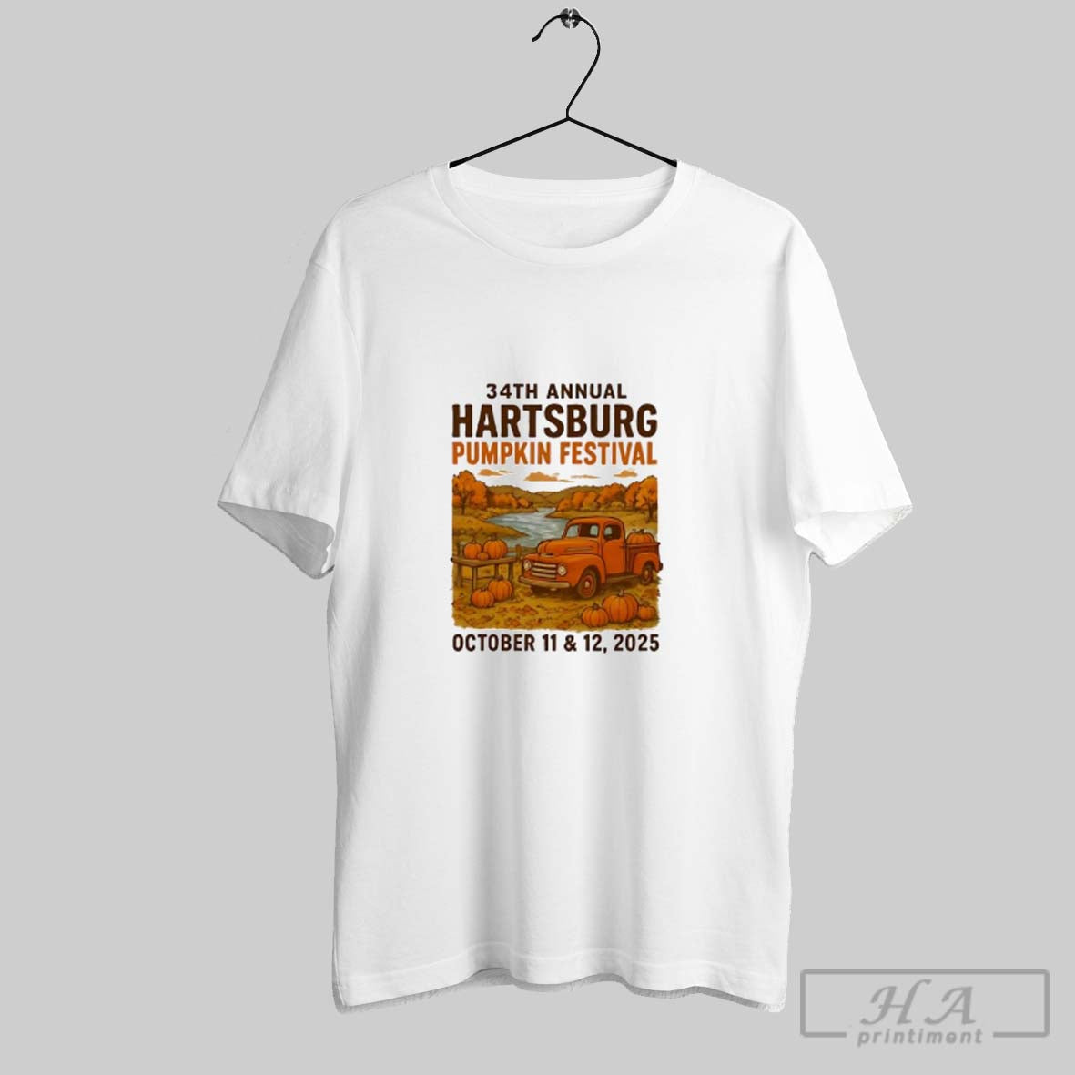 34Th Annual Hartsburg Pumpkin Festival Tee Trendy Look