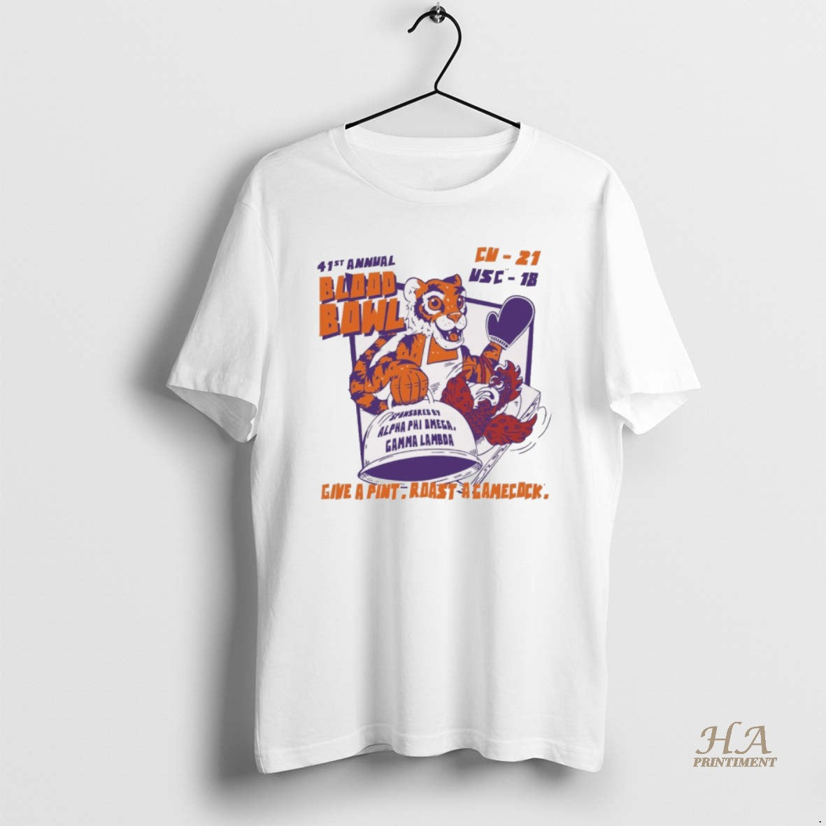 41St Annual Blood Bowl Clemson Tigers 21 18 Usc Give Pint Roast