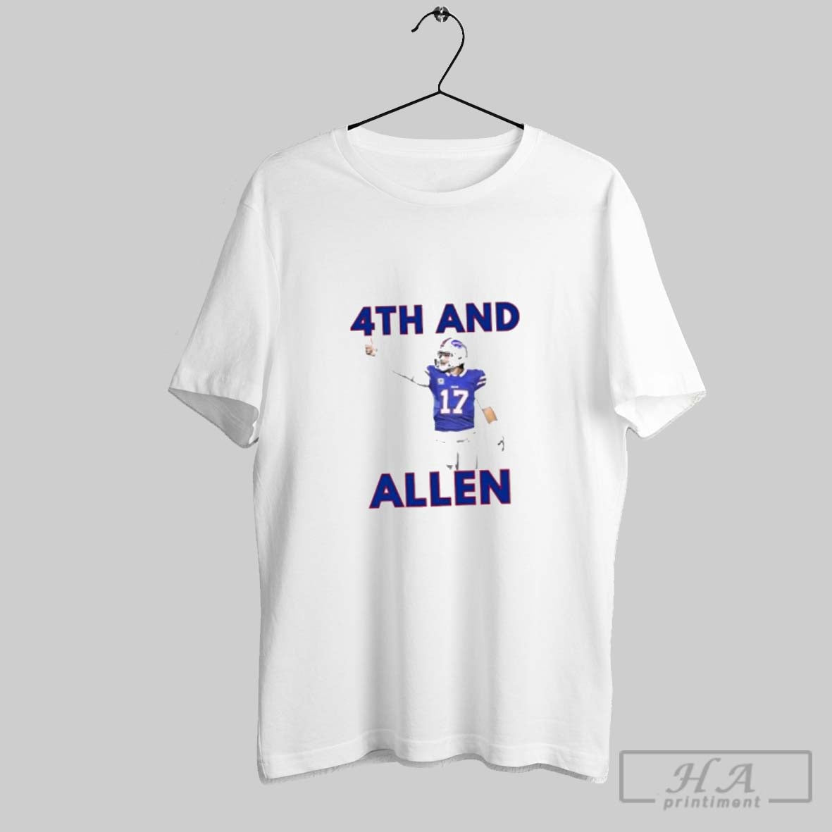4Th And Josh Allen Buffalo Bills Shirt Classic Design