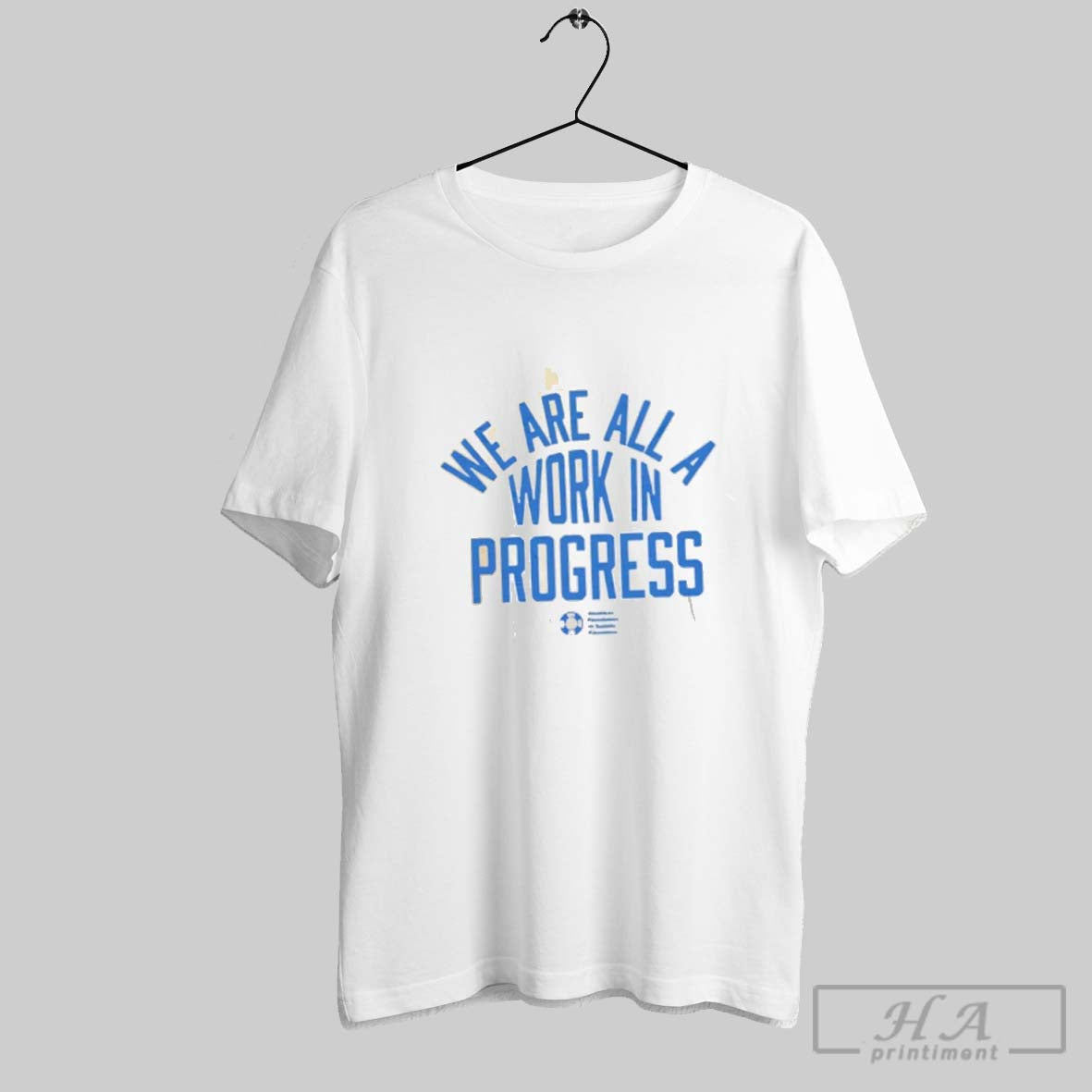 Afsp We Are All Work Progress Sweatshirt Authentic Merch