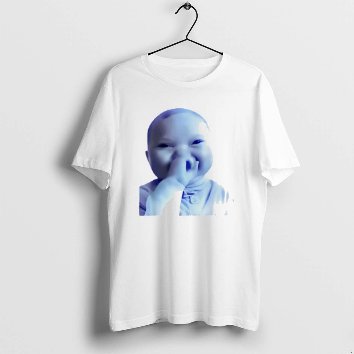 Ai Holding Laugh Meme Viral Trend Shirt Retro Collection