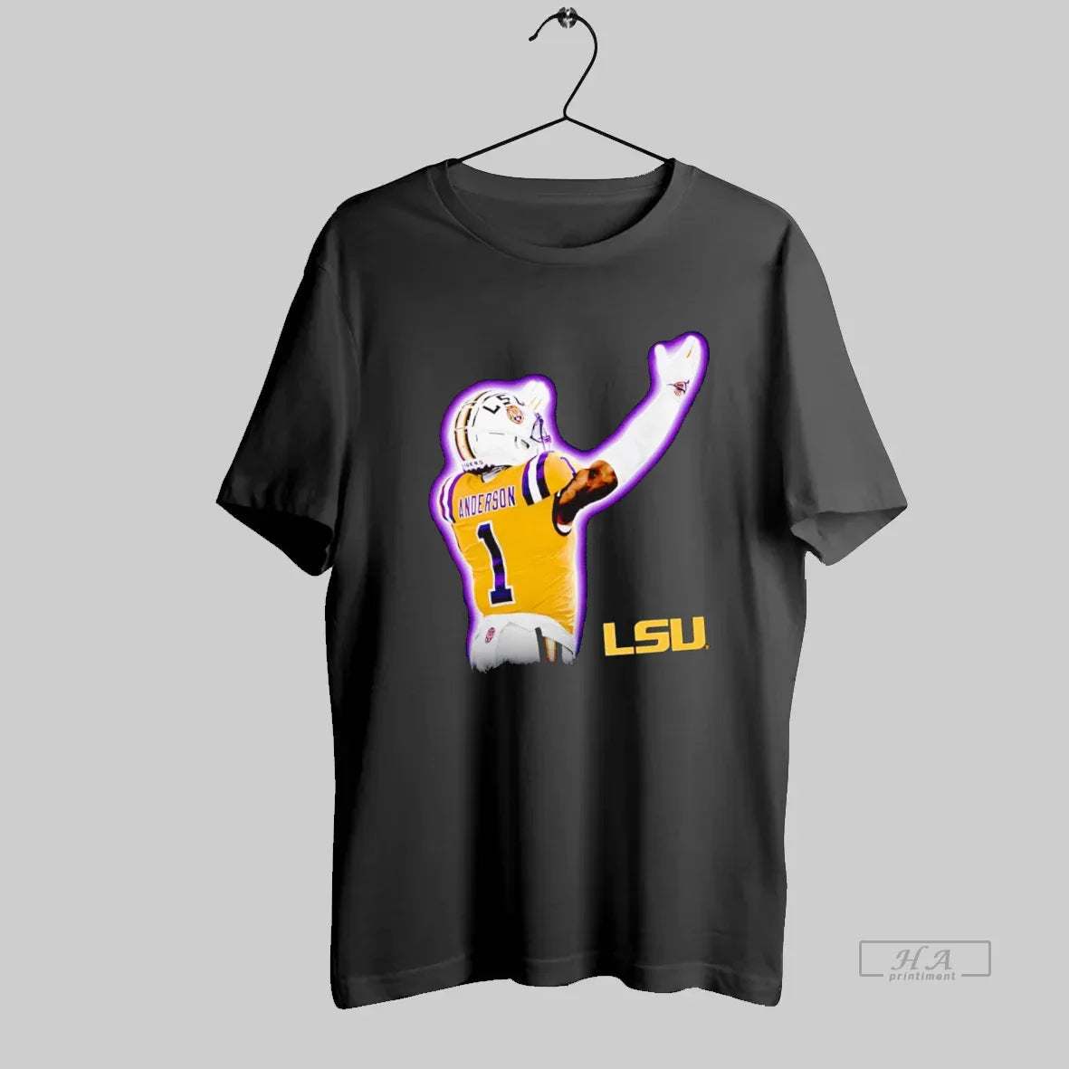 Aaron Anderson Portrait Celebration Lsu Tigers Tank Top Modern