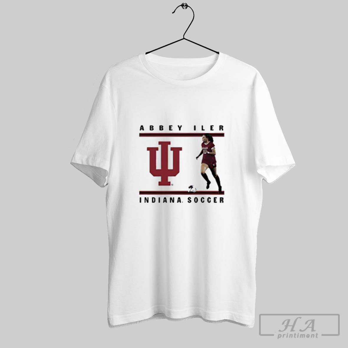 Abbey Iler Indiana Hoosiers Soccer Shirt Authentic Gift
